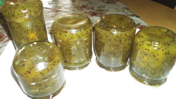 Kivi džem s malinovicou a čokoládou (fotorecept) - obrázok 5