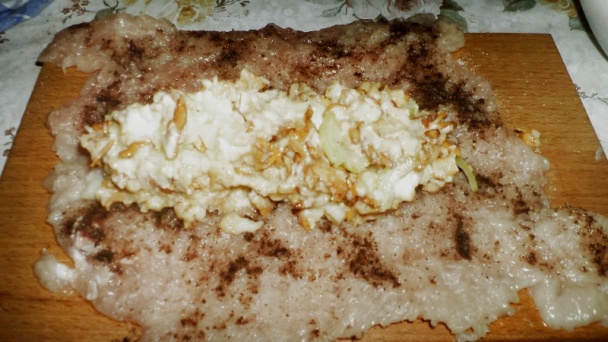 Pečené morčacie prsia plnené kuriatkami zabalené v čepcovej blane (fotorecept) - obrázok 1