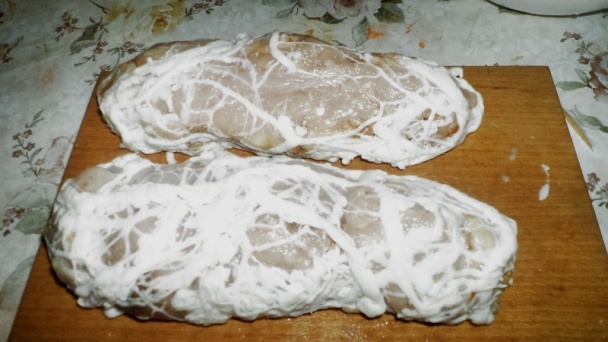 Pečené morčacie prsia plnené kuriatkami zabalené v čepcovej blane (fotorecept) - obrázok 3