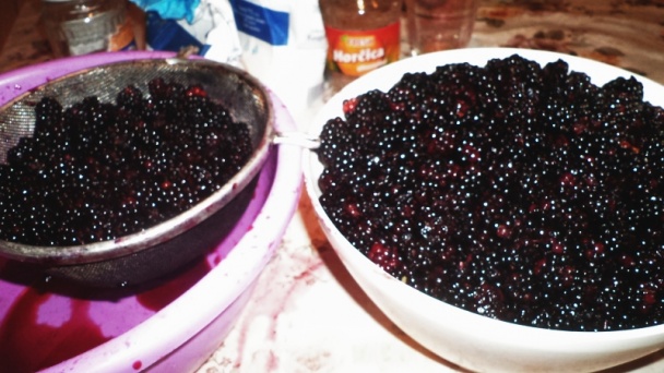 Zavárané černice s cukrom a Amarettom (fotorecept) - obrázok 1