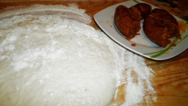 Hot-dog lángoš  (fotorecept) - obrázok 5