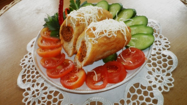 Hot-dog lángoš  (fotorecept) - obrázok 10