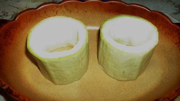 Plnené cukinové mištičky (fotorecept) - obrázok 1