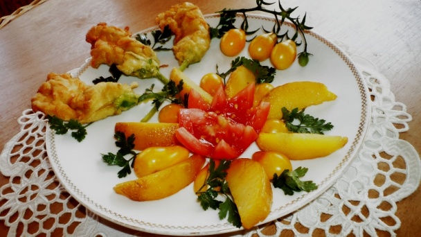 Plnené cukinové kvety v pivnom cestíčku (fotorecept) - obrázok 4