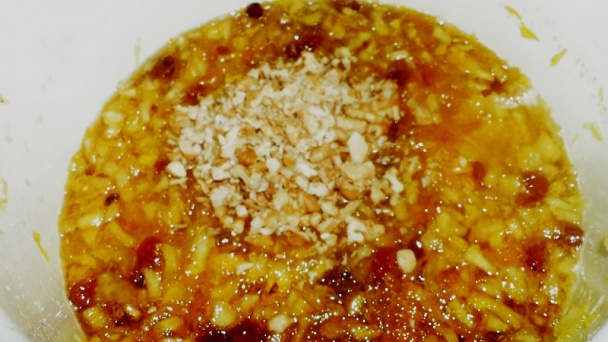 Hruškovo-pomarančový džem s hrozienkami a orechami (fotorecept) - obrázok 8