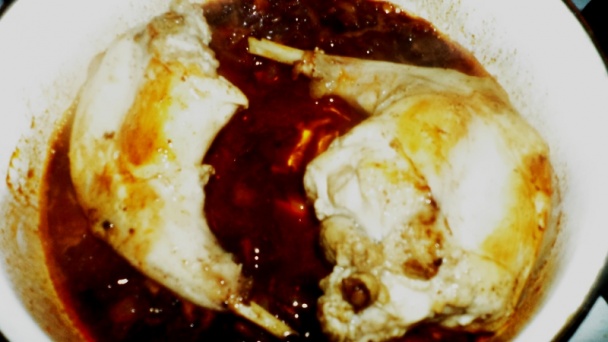 Králičie stehno a pečienky na červenom víne (fotorecept) - obrázok 6