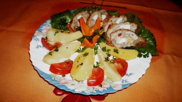 Vyprážaná plnené bravčové pliecko (fotorecept) - obrázok 5