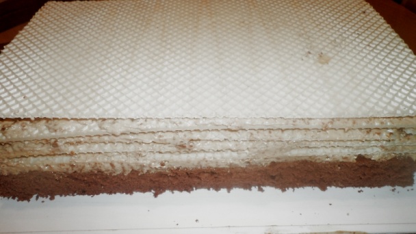 Kakaovo-oblátkové karamelové rezy (fotorecept) - obrázok 12