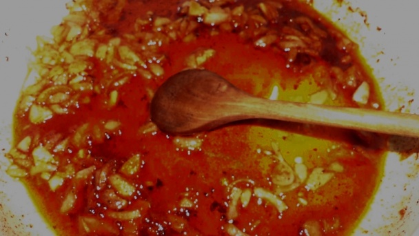 Perkelt z kohúta s tvarohovo-smotanovými rezancami so slaninkou (fotorecept) - obrázok 4