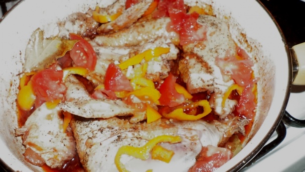 Perkelt z kohúta s tvarohovo-smotanovými rezancami so slaninkou (fotorecept) - obrázok 7