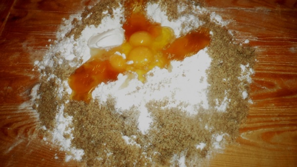 Orechovo-smotanové rezy (fotorecept) - obrázok 1