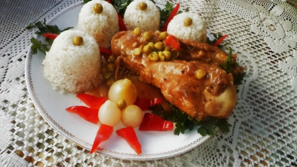 Morčacie krídlo na hrášku (fotorecept) - obrázok 4