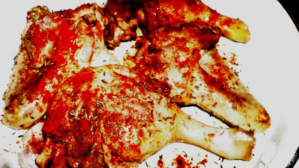 Dusené kačacie stehná a plnený krk na majoránke (fotorecept) - obrázok 3