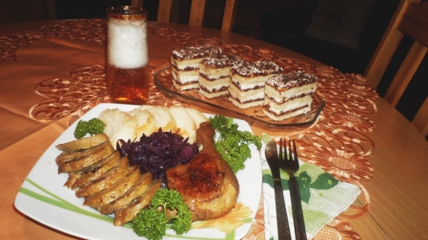 Dusené kačacie stehná a plnený krk na majoránke (fotorecept) - obrázok 12