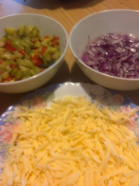 Pestrý zemiakový šalát a morčacími kúskami (fotorecept) - obrázok 2