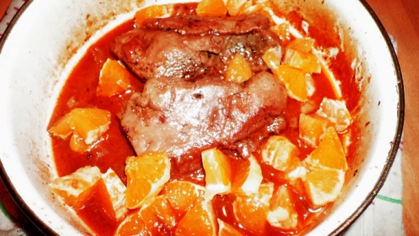 Kačacie prsia na pomarančoch (fotorecept) - obrázok 4