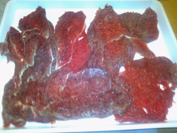 Hovädzie plátky na dubákoch a červenom víne (fotorecept) - obrázok 1