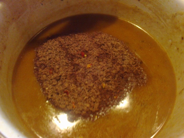 Hovädzie plátky v pikantnej čokoládovej omáčke s chilli (fotorecept) - obrázok 6