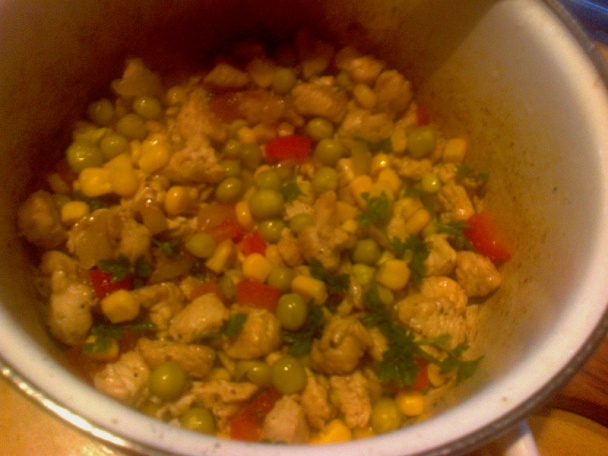 Plnená domáca bravčová pečeň morčacími kockami so zeleninou (fotorecept) - obrázok 3