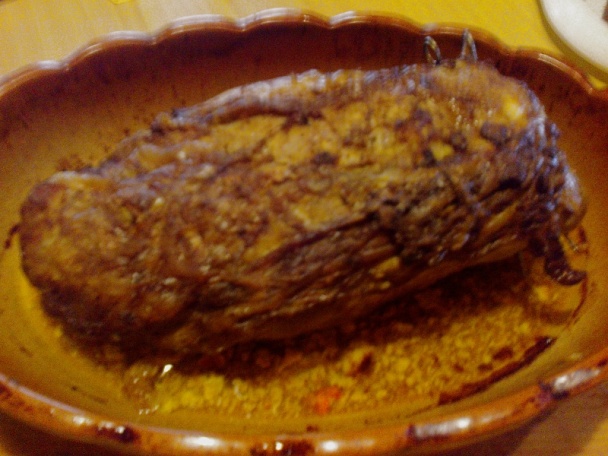 Pečená bravčová sviečková v čepcovej blane plnená morčacím mäsom so šalviou (fotorecept) - obrázok 7