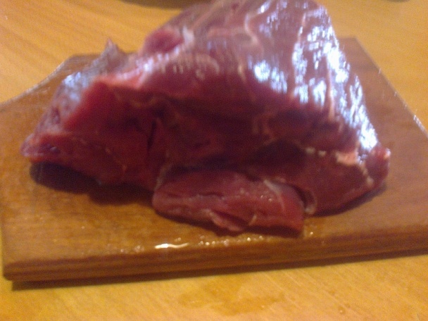 Hovädzí plátok na póre (fotorecept) - obrázok 1