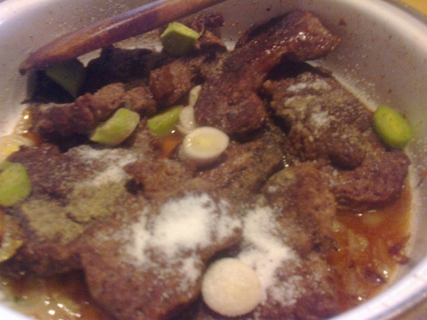 Hovädzí plátok na póre (fotorecept) - obrázok 5