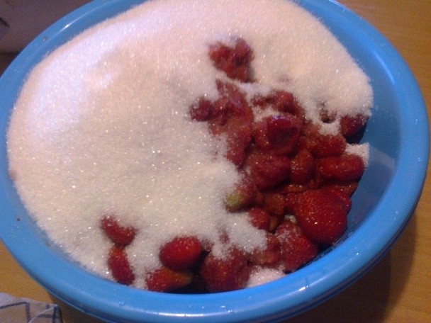 Jahodový džem s vanilkou a koňakom (fotorecept) - obrázok 2