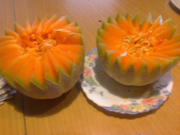 Plnený žltý melón (fotorecept) - obrázok 1