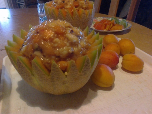 Plnený žltý melón (fotorecept) - obrázok 3