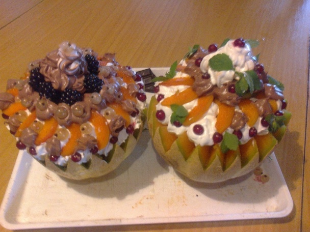 Plnený žltý melón (fotorecept) - obrázok 5