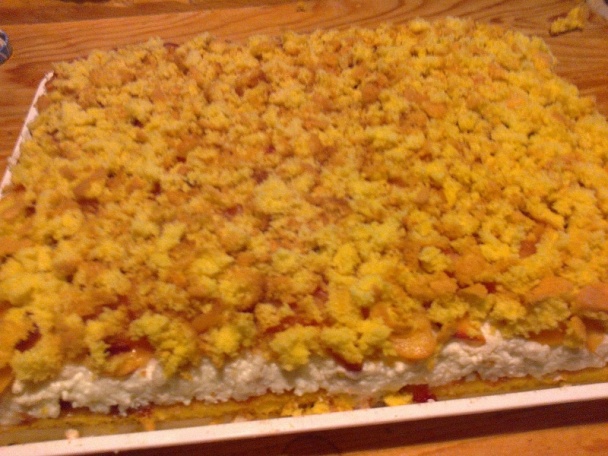 Broskyňové rezy so šľahačkou (fotorecept) - obrázok 12