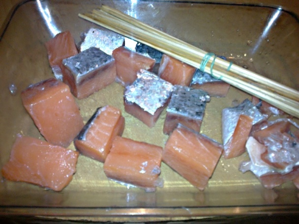 Lososový špíz so sezamom (fotorecept) - obrázok 2