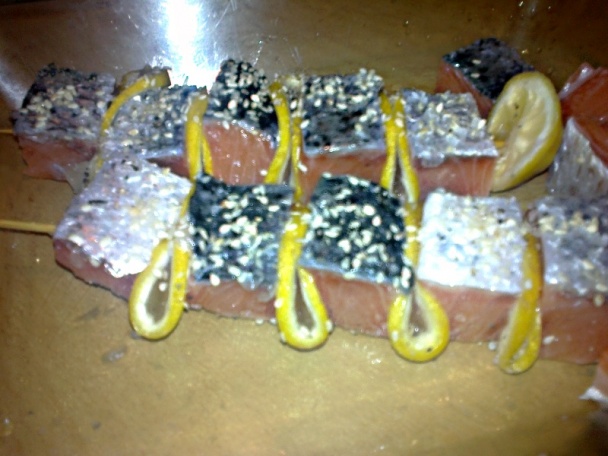 Lososový špíz so sezamom (fotorecept) - obrázok 3