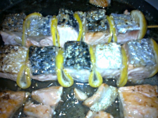 Lososový špíz so sezamom (fotorecept) - obrázok 4