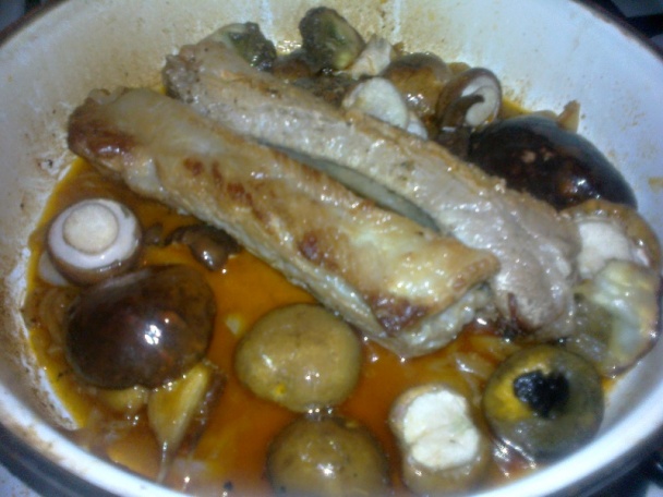 Domáce bravčové rebierko na dubáčencoch (fotorecept) - obrázok 6