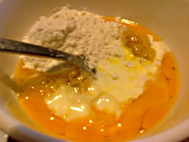 Vyprážané morčacie prsia v jabĺčkovom cestíčku (fotorecept) - obrázok 5