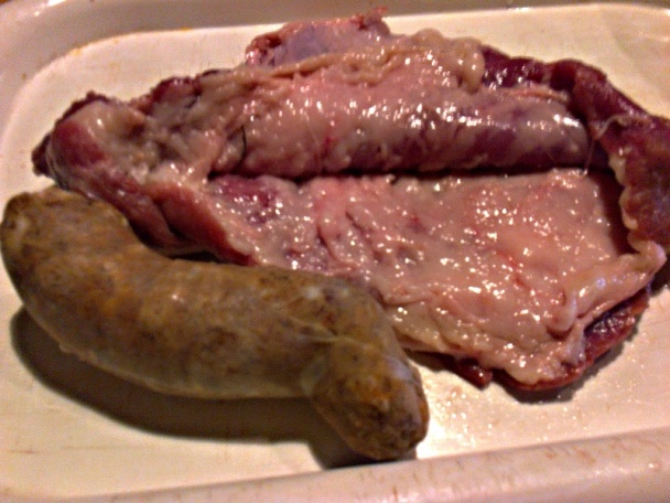 Bravčová podbrušinka plnená lečom s klobásou (fotorecept) - obrázok 1