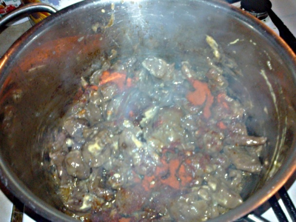 Jelení perkelt na červenom víne (fotorecept) - obrázok 5