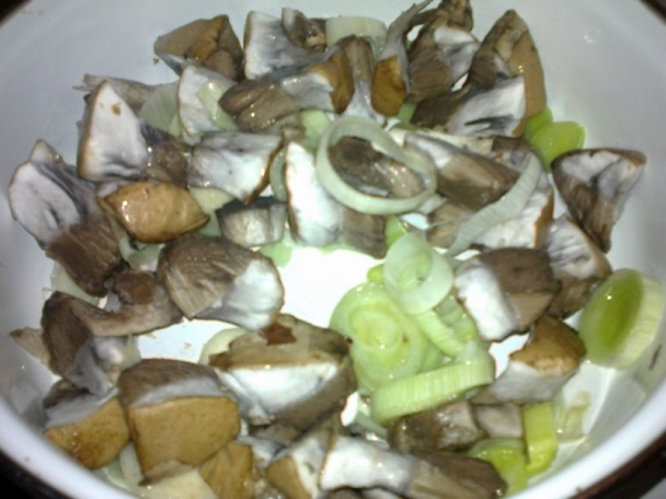 Kozákom a pórom plnené pečené morčacie prsia na červenom víne (fotorecept) - obrázok 6