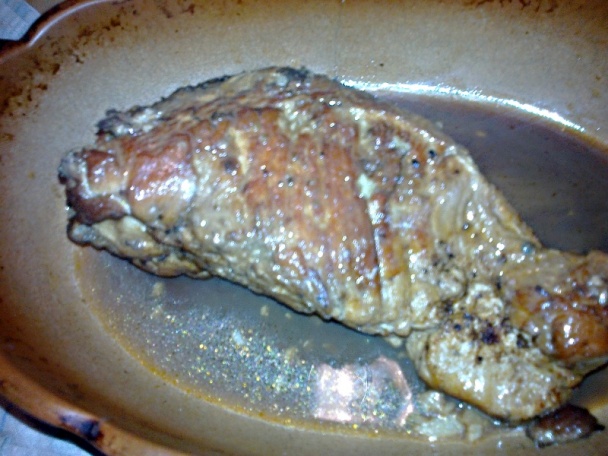 Kozákom a pórom plnené pečené morčacie prsia na červenom víne (fotorecept) - obrázok 10