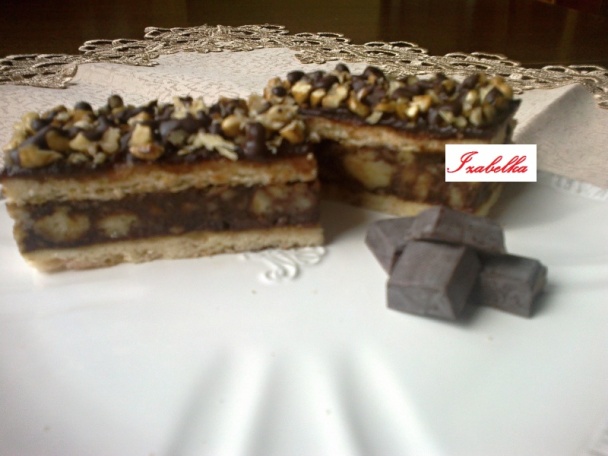 Kávové rezy s čokoládovou polevou a orechami (fotorecept) - obrázok 13