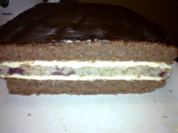 Višňovo-orechové rezy (fotorecept) - obrázok 14