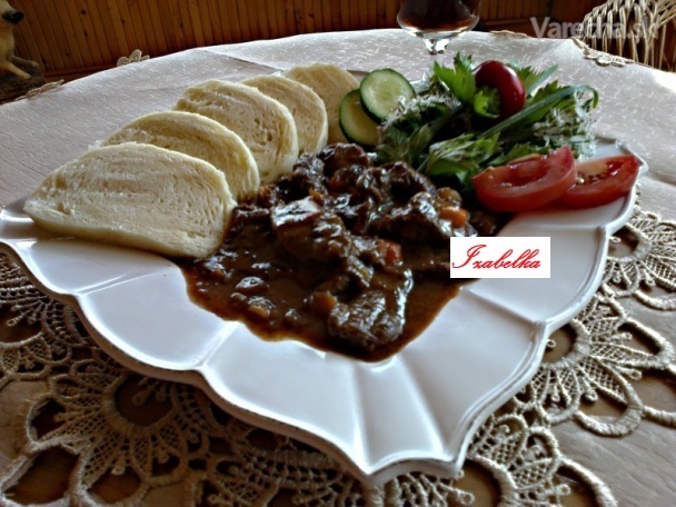 Jelení perkelt na červenom víne (fotorecept) - obrázok 9