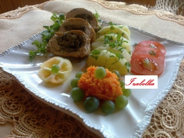 Kozákom a pórom plnené pečené morčacie prsia na červenom víne (fotorecept) - obrázok 11