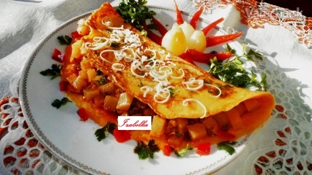 Plnená mrkvová palacinka (fotorecept) - obrázok 12