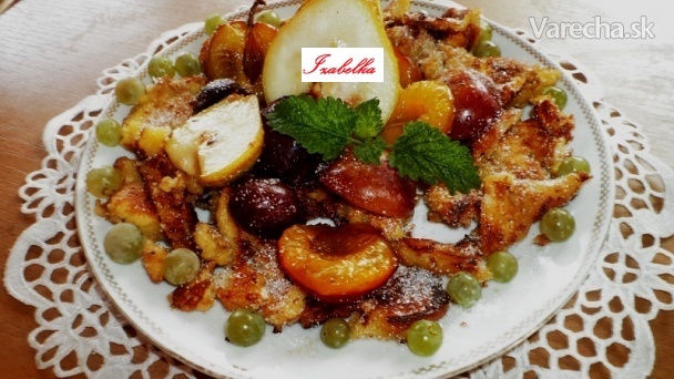 Cisársky trhanec s flambovaným ovocím (fotorecept) - obrázok 9