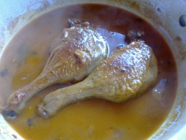 Kačacie stehná s kurkumou, zázvorom a s karamelovou kapustou (fotorecept) - obrázok 4