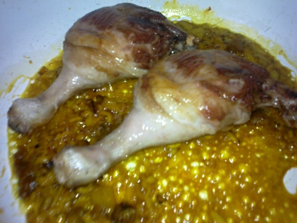 Kačacie stehná s kurkumou, zázvorom a s karamelovou kapustou (fotorecept) - obrázok 5