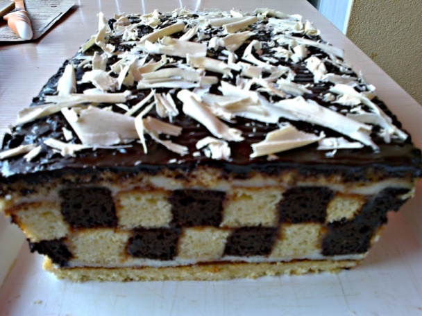 Šachové rezy s dvojakou čokoládou (fotorecept) - obrázok 13