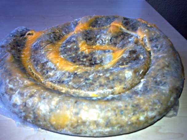 Domácou jaternicou plnené pečené morčacie prsia so zelerovými hranolkami (fotorecept) - obrázok 1